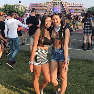 High waisted Button-Up Shorts